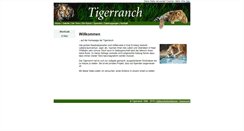 Desktop Screenshot of en.tigerranch.de